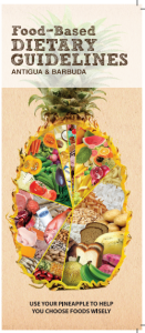 Antigua and Barbuda’s food guide a pineapple